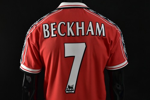 1998-00 UMBRO Manchester United Home Shirt Beckham SIZE M men-adult - Picture 5 of 16