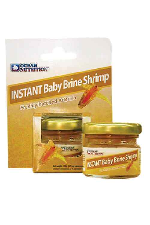 TWO PACK INSTANT BABY BRINE SHRIMP 20g SMALL FISH FRY FOOD MARINE AQUARIUM TANK