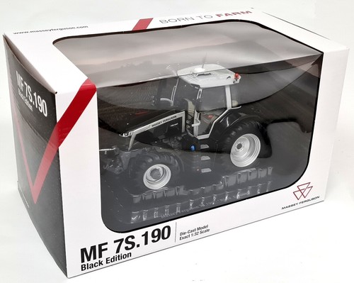 UH 1/32 - Massey Ferguson 7S.190 Black Edition Diecast Scale model Tractor - Picture 2 of 7
