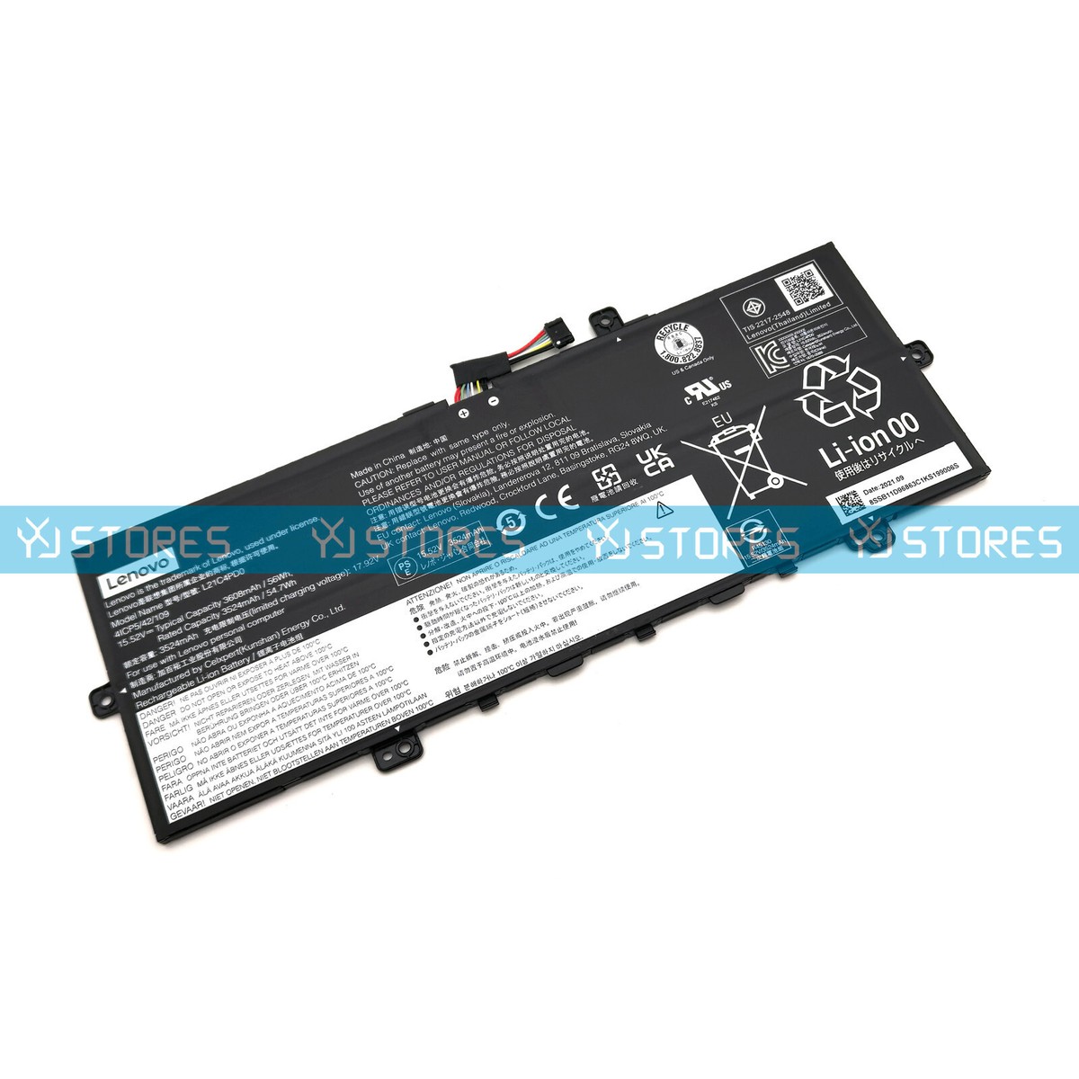 Genuine L21B4PD0 L21C4PD0 L21M4PD0 Battery for Lenovo