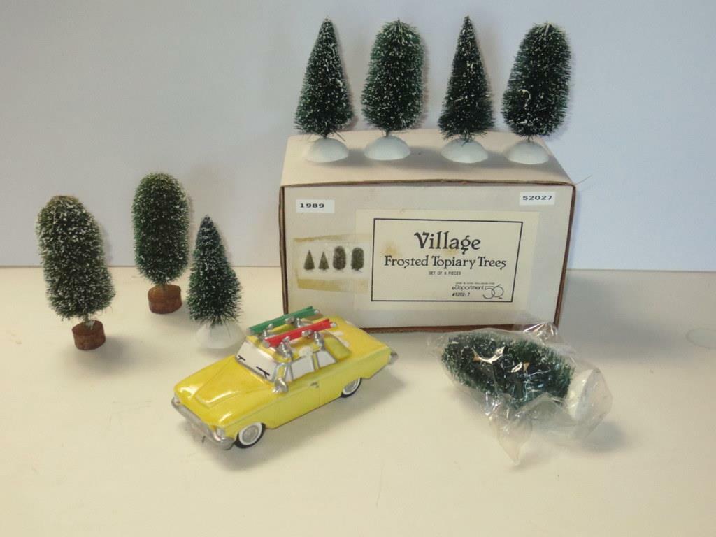 2 Dept 56 Village - Heading for the Hills Yellow Car 54897 2 Dept 56 Village - Heading for the Hills Yellow Car 54897