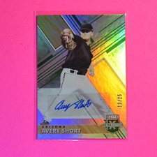2019 Elite Extra Edition Noah, AUTO GREEN #d/25 SSP Avery Short Rookie