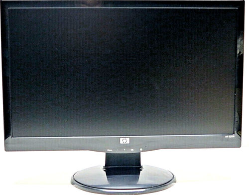 HP 20" LCD Widescreen Monitor S2031 w. VGA Cables & Power Cord TESTED - Picture 2 of 5