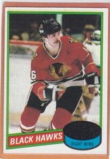 1980-81 TOPPS HOCKEY RICH PRESTON #41 BLACK HAWKS NM *A3838