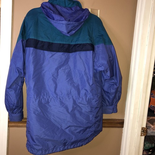 Columbia Vintsge Boulder Ridge Bugaboo Ski Jacket Purple Teal Blue Size Small - Picture 2 of 13