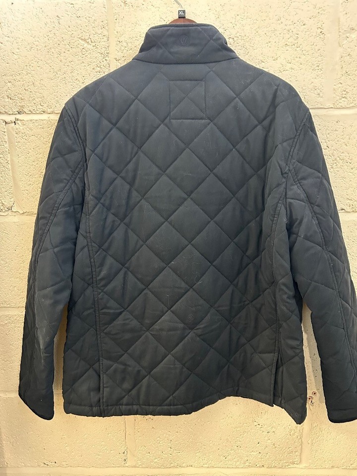 MENS NAVY FAT FACE QUILTED JACKET SIZE XL CG SA1 eBay