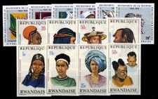 1970, Ruanda, 408-13 B u.a., ** - 1799814