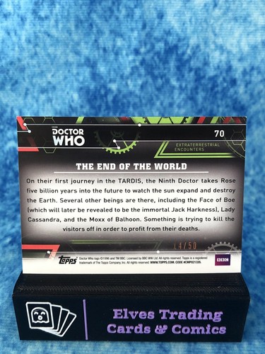 Doctor Who Extraterrestrial Encounters PURPLE /50 SINGLE Non-Sport Trading Card - Picture 142 of 184