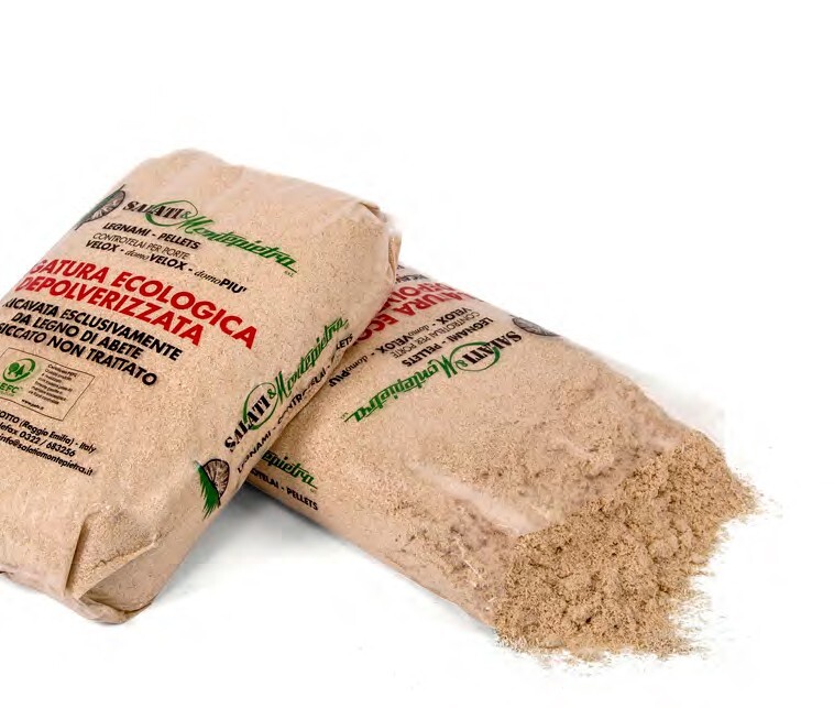 Segatura Depolverizzata Ecologica Legno di Abete Essiccato 5 kg