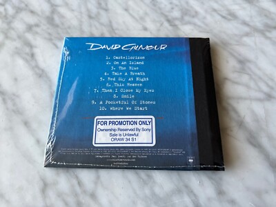 David Gilmour On An Island CD PROMO! Digibook SEALED! Pink Floyd