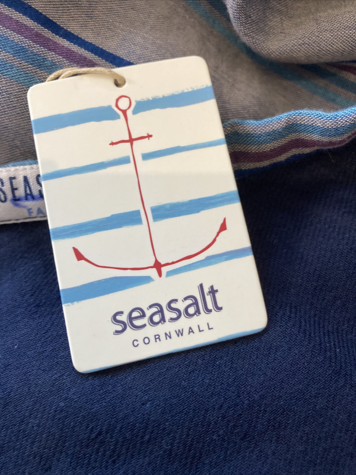 Seasalt Chevron Striped "Carving" Cotton Dirndl Skirt Size 10 UK BNWT 7