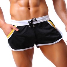 Men Breathable Quick Dry Swim Trunk Swim Short Running Jogging Shorts Activewear