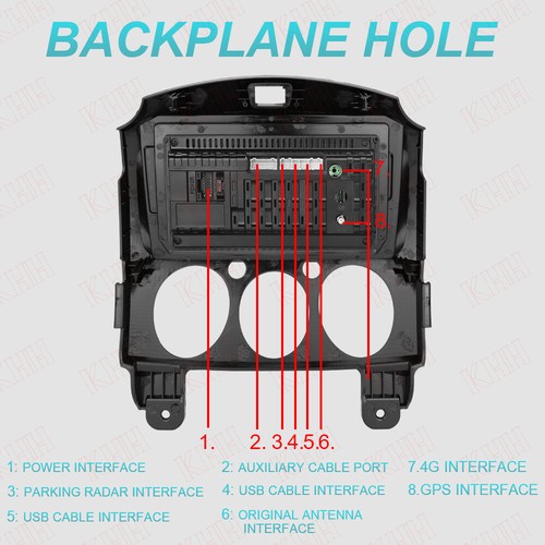 8+128G For Mazda 2 2007-2014 Carplay Car Stereo Radio Android 13.0 BT GPS Navi - Picture 15 of 16