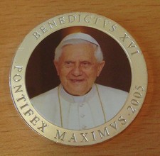 Gedenkmedaille Papst Benedictus XVI - Vatikan - Papst Benedikt XVI - (AP114)