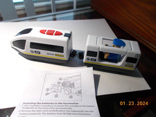 Unbranded Small Commuter Train Engine with one Car  Passenger