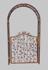 Porta Da Giardino Porta Arco Rosa Con Porta Bachus-GT100-RBS 100/100S Brut Rust