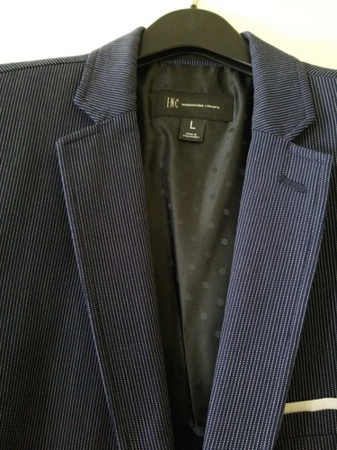 International Concepts Navy Striped Blazer - Picture 3 of 8