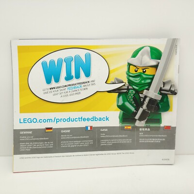 Lego 70730 - Instuctions Only - Ninjago Chain Cycle Ambush 2015 | eBay