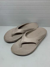 OOFOS OORIGINAL Recovery Sandas, Unisex Men's 8/Womens 10-Light Brown