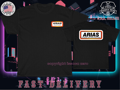 New Tee Shirt Arias Forged Racing Pistons Logo Men's T-Shirt American T-Shirt