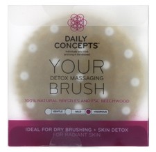 Daily Concepts Daily Detox Massage Brush - 1 Brush - NIB