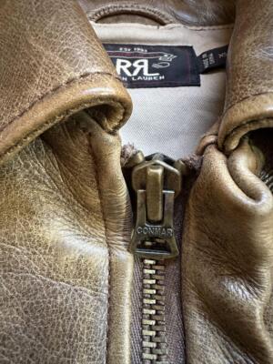 RRL RALPH LAUREN Double RL Leather Jacket Xs Men's | eBay