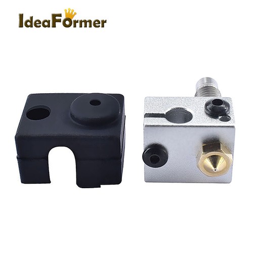 V6 Heater Block 0.4-1.75mm Nozzle M67*22mm Throat Silicone Cover For V6 Hot End - Picture 2 of 13