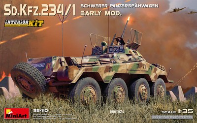 Mini Art 35410 Sd.Kfz.234/1 Schwerer Panzerspähwagen 1:35 Neu