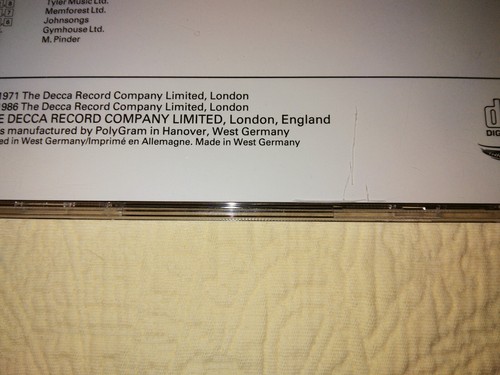 THE MOODY BLUES Every Good Boy Deserves Favour Cd REMASTERED W Germany Import NM - Picture 5 of 5