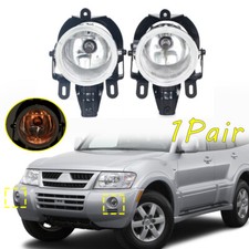 Pair Front Bumper Fog Lights Clear Driving Lamps For Pajero Montero 2003-2006 Pair Front Bumper Fog Lights Clear Driving Lamps For Pajero Montero 2003-2006