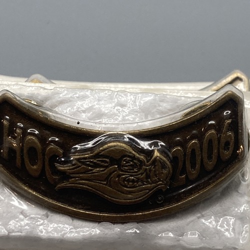2006 Harley Davidson HOG Motorcycle Vest Jacket Hat Pin Owners Group N6 - Picture 2 of 4