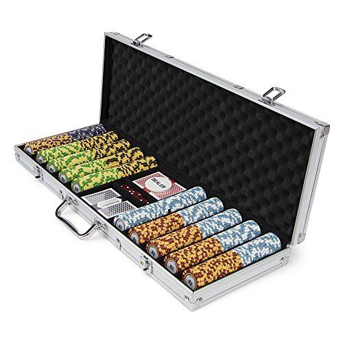 500 Ct Monte Carlo Chip Set Aluminum Case Brybelly Holdings PCS-2603 Pre-Pack