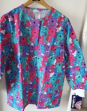 New - Ladies Lab Coat  Matching Scrub Top