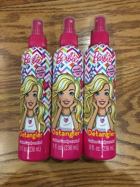 4 PK Barbie Cotton Candy Scented Hair Detangler 8oz for sale online | eBay