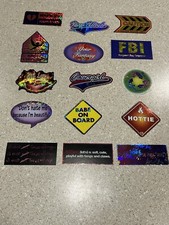 Vending Machine Stickers - 15 of 15 - Boy Bash 2 - Vintage Prizm Stickers Set