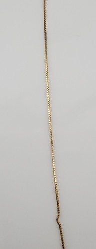 Diamond Solitaire Set Beautiful, Classic Design 14k Yellow Gold 18 Inch Necklace - Picture 3 of 10