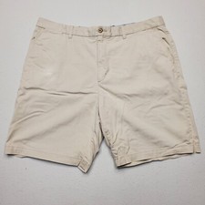 Tommy Bahama Shorts Mens 40 Tan Cotton Blend Khakis Chino Outdoor Pocket See