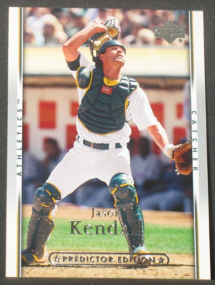 Jason Kendall 2007 Upper Deck Predictor Edition Silver Parallel #859 Athletics