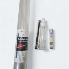 Clear Security Window Film 4 Mil 24"x24" - Safety Shatter Protection Sheet
