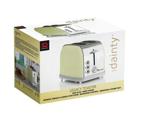 2 fette tostapane riscaldamento alto sbrinamento slot pane largo bagel controllo calore 900 W - Foto 5 di 29