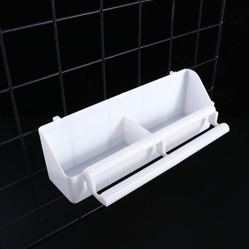 Food Dish Parrot Hanging Cage Cup Water Drinker Bird Feeder Feeding Bowl - Picture 10 of 12