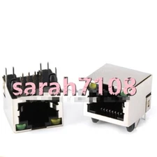 10PCS Light RJ45 Shielded network socket Network port crystal socket 8P #YT