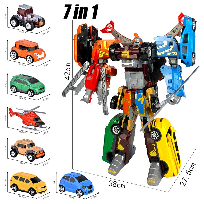 ◆GAMA ガマトイズ TRANS ROBOT おもちゃトイボックス 09472 Tobot X Y Z D V K T Combiner Robot GIGA 7 Figure Integration Boy