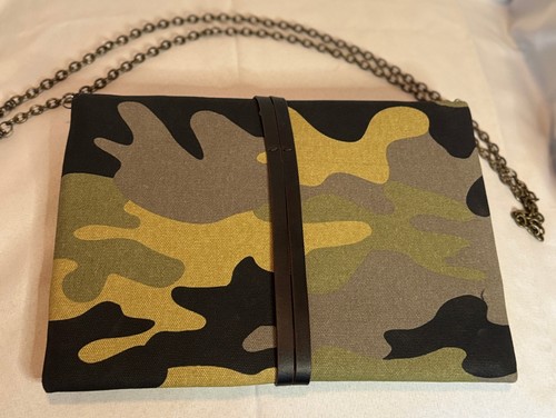 STELLA & DOT Bellamy Camo Clutch, Standalone Clutch or Crossbody Bag, NWOT - Picture 9 of 9