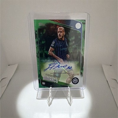Topps 2025-26 UEFA Club Competitions Federico Dimarco Inter Auto BA-FD /99