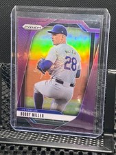 Bobby Miller 2025 Prizm Purple Prizm #141/149 - #84 Dodgers