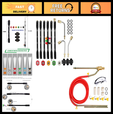 #ad Pressure Washer Sandblasting Kit with Extension Wand Heavy Duty Cleaning Tool $103.99