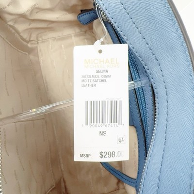 michael kors セルマ Lesaさん専用 Michael Kors Medium Selma Saffiano Leather Satchel Pearl Grey