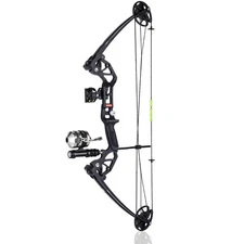 Bowfishing Bow Kit with 3 Arrows 15-45 LBS,Fishing Reel for Fishing, Hunt＆Shoot