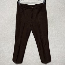 Vintage 70  s Wrangler 82682BN Men  s Regular Fit Wrancher Pant Brown Size 32 X 26